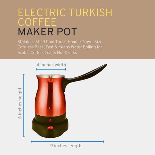 Cafetera Portátil Automática para Café Turco, Capacidad 0.3 L miniatura 3