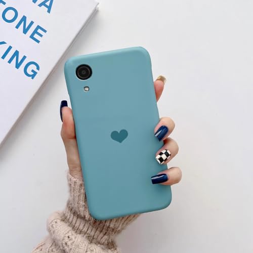 Image of COLORflow Back Cover Compatible with Samsung Galaxy A03 Core | Pastel Hearts Color Customized Back Cover Compatible with Samsung Galaxy A03 Core