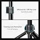 SMALLRIG 78.7 / 200cm Light Stand, Tragbare Fotografie-Stativ, Ideal für Reflektoren Softboxen Studio-Leuchten Regenschirme Ringlicht, Max Last 4kg, Gefaltet Größe 56cm, RA-S200-4379