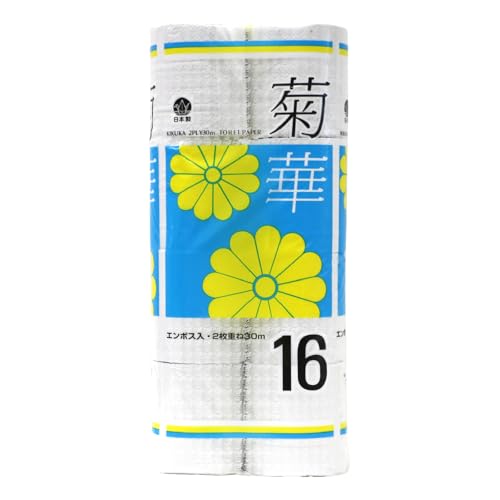 トイレットペーパー ダブル 16個 1パック 菊華