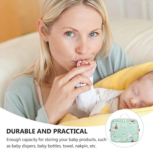 Toyvian Bolsa de Fraldas para BebÃª de Viagem Bolsa de Fralda de Tecido Oxford de Grande Capacidade