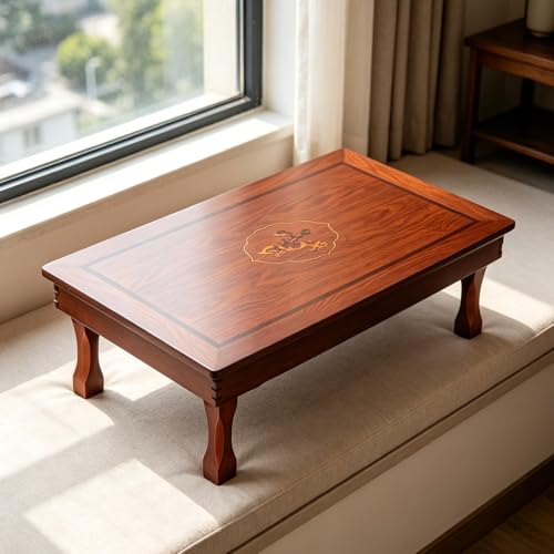 Table basse pliante bois salon de thé chambre table basse tatami - 2