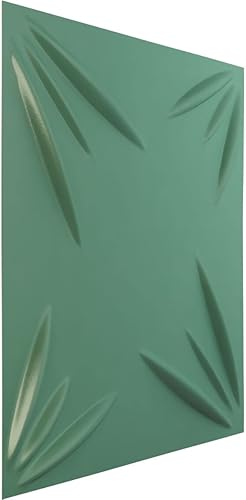 Miniatura 2 de Ekena Millwork 19 58 pulgadas de ancho x 19 58 pulgadas de alto, Inula EnduraWall decorativo 3D, niebla marina (cubre 2.67 pies cuadrados).