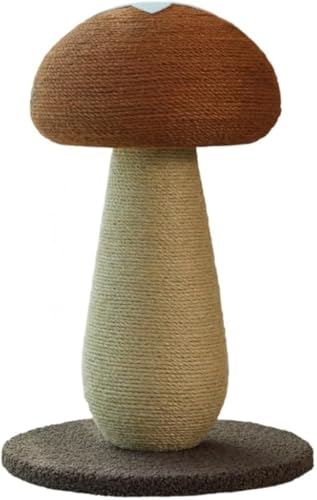 AOBOPO 猫用キノコ型スクラッチャー 耐摩耗性丈夫 安定性高く倒れにくい 組み立て簡単 おしゃれかわいいインテリア調 猫ストレス解消 & 家具保護 多頭飼い対応 ペット用品 猫用爪とぎ