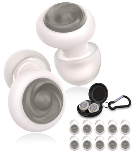 East Royal (�C�[�X�g���C����) 5�y�A ���� �������̃m�C�Y���_�N�V�����p �J��Ԃ��g���� ���� ���o�ی� �W���� �m�C�Y���x �׋� �d�� ���т� �I�[�g�o�C �R���T�[�g ��s�@ 24dB-33dB (�z���C�g)