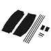 2pcs Car Side Window UV Protection Curtain Sun Shade Vehicle Slidable Retractable Window Shield for Sedan SUV