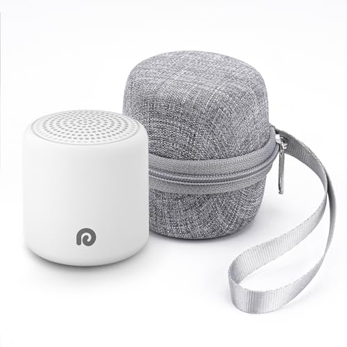 Image of Dreamegg Portable White Noise Machine with Travel Case - Egg-Sized Sound Machine for Baby & Adult Sleep, 16 Soothing Sounds, 1000mAh Battery, Timer, Sound Machine for Baby Adults Home Gift, White