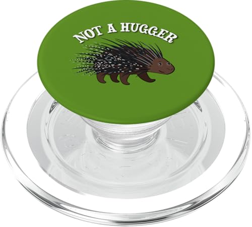 Cute Mens & Womens Not A Hugger Porcupine Lover PopSockets PopGrip para MagSafe