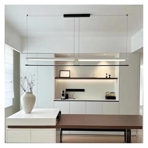 Lustre LED moderne L118CM suspendu avec intensité réglable pour salon