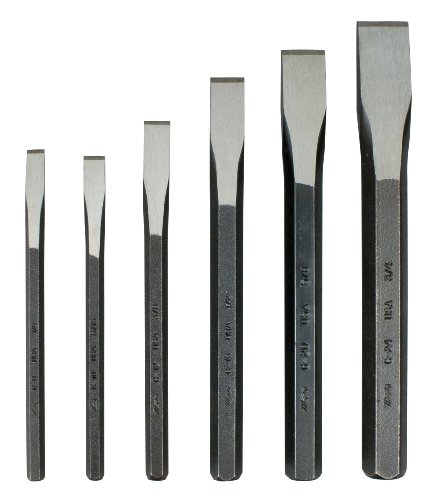 Martin CC6K Forged Alloy Steel Chisel Set, 6 Pieces ranging from 1/4