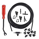 Windshield Washer Nozzles Kit - Windshield Washer Spray Nozzle 3 Meters Windshield Fluid Hose...