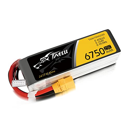 Tattu 14,8 V 6750 mAh 4S LiPo - Batería...