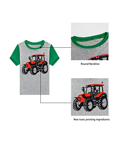 Image of KikizYe Boys Short Sleeve Pajamas Kids Summer Pjs Children Pajamas