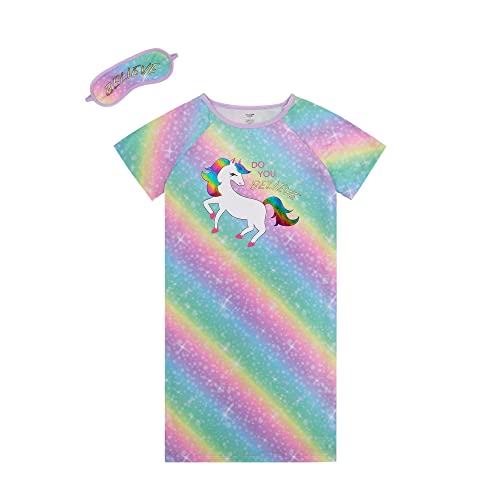 Dreamlife Girls Nightgowns with Eye Mask Set