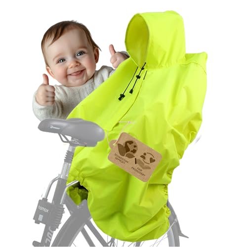 BambiniWelt by Rafael K. Regencape REGENPONCHO für Kinderfahrradsitz...