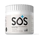 SOS Hydration Electrolytes Powder - Dehydration Mineral Water Flavoring Drink Mix Multiplier, Helps