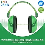 Noise Cancelling Headphones for Kids, Kids Ear Protection 28dB SNR Noise Reduction Ear Muffs for 3-16 Years Toddler/Children, Noise Cancelling Headphones Hearing Protection For Fireworks/Monster Truck - Image 2