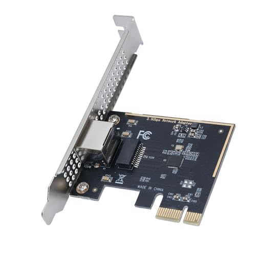 Tarjeta de red PCIe 2,5G con chip RTL8125BG para arranque sin disco de PC