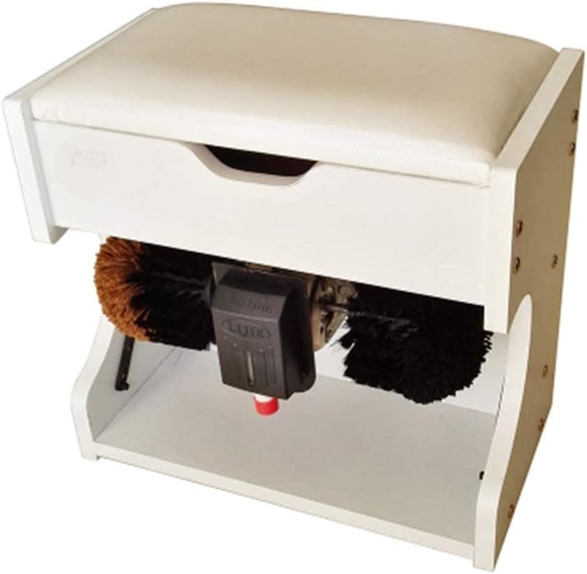 Home Shoe Polisher with Storage Box and Soft pad Machine Portable Automatic Sensor Shoe Polisher Home and Commercial Shoe Polisher (Color: B Size: 40 cm) (A 50cm)