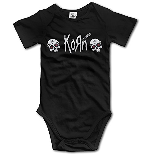 Image of Ogbcom Baby's Korn Hanging Bodysuit Romper Playsuit Outfits Clothes Climbing Clothes Short Sleeve Black