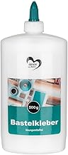 Ideen mit Herz Craft glue, liquid glue, water-based, solvent-free, dries transparent, suitable for children, ideal for wood, paper, photos, felt, cardboard, textiles (500 ml)