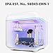 Papablic 4-in-1 UV Light Sanitizer | UV-Clean Sanitizing and Dryer Pro | UV Sanitizer Box with Dual UV-C Lamps for Babies & Whole Family | Large Capacity | Touch Control