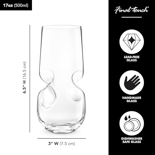 Verres à boisson Final Touch grand format 500 ml pour éviter les recharges constantes - 5
