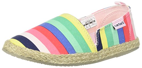 Carter's Girl's Ari Girl's Espadrille Slip-On Shoe, Print, 10 M US Toddler