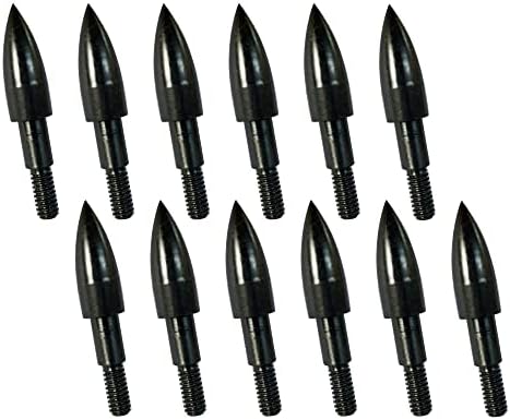 12pcs Archery Arrow Tips 100/125/150/200 Grain Field Tips 5/16 Inch Screw in Bullet Points , Archery Target Crossbow Practice Tip for Arrow Recurve Bow Compound Bow, Hunting Bow Arrow Target Practice 12pcs Archery Arrow Tips 100/125/150/200 Grain Field Tips 5/16 Inch Screw in Bullet Points , Archery Target Crossbow Practice Tip for Arrow Recurve Bow Compound Bow, Hunting Bow Arrow Target Practice