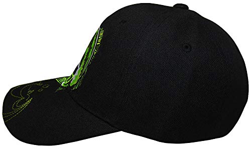 Gorra Negra Kiss My Bass Bordada Fish miniatura 6