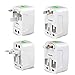 Produktbild All in One Universal International Steckeradapter, 2 USB Anschluss Weltreise Netzteiladapter AU US UK EU Konverter