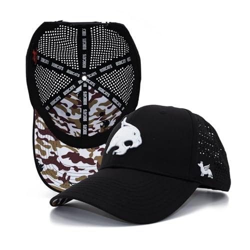 Nudge Printing Collegiate Performance Hat with Adustable Snap Closure - Texas State University