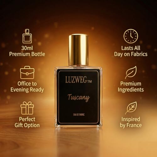 Image of Tuscany 30 ml Perfume (Leather & Woody) | Warm & Woody Unisex Fragrance | Long Lasting Smooth Leather Scent | Premium Travel Size Perfume for Men & Women | Everyday Elegant Aroma | Gift for Him & Her