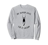 my human loves dar es salaam - vacanze per genitori di gatti felpa