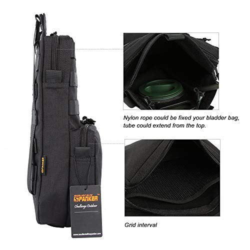 Excellent Elite Spanker Tactical Molle Hydration Pack For 3L Hydration Water Bladder Molle Vest Accessory(Black) #TOP3