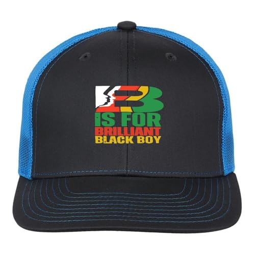 B is for Brilliants Black Boy Kid Black Historys Month Toddler Baseball Hat