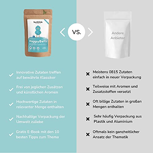 Kräutertee Buntfink HappyBelly mit Leinsamen