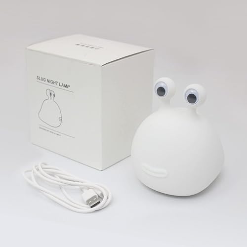 Vista 7 de Linda babosa luz nocturna para niños, regalos de cumpleaños, decoración de habitación, decoración de dormitorio, para bebé, niño, lámpara