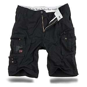 Trooper Cargo Shorts Lightning Edition - schwarz XL