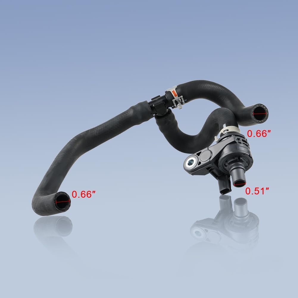 JDMON Radiator Bypass Hose - Compatible with Toyota Camry 2018-2023, Rav4 2.5L 2019-2023, Avalon 2021 - Replace 16260-F0010