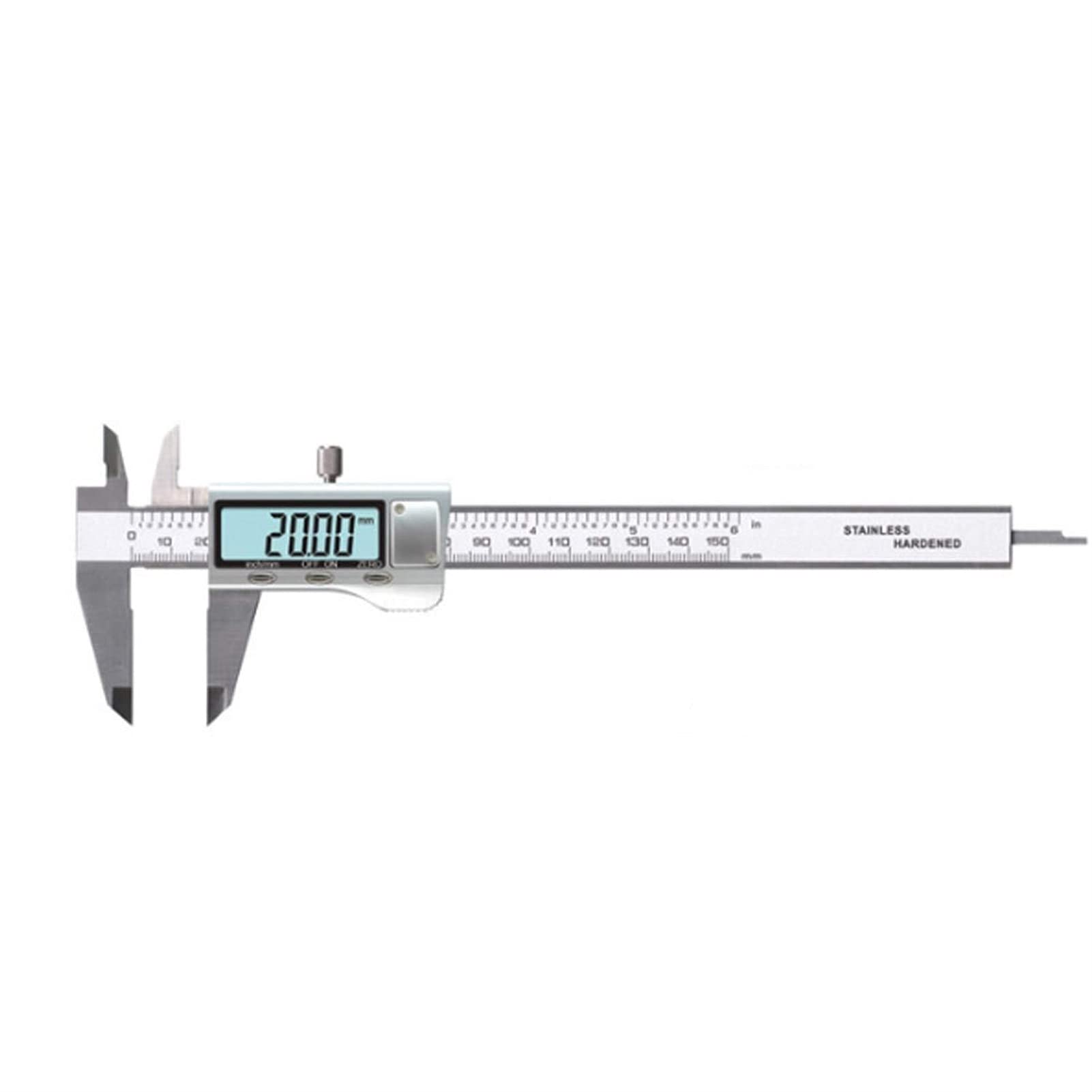 Suwmiarka Cyfrowa 6 Cali/150 Mm, Suwmiarka Cyfrowa Ze Stali Nierdzewnej, Elektroniczna Suwmiarka, Konwersja Ułamków/Cali/Jednostek Metrycznych