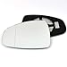 Price comparison product image Passenger left hand side Heated wing door Silver mirror glass with backing plate #W-SHY/L-AIA110 [Clip On]