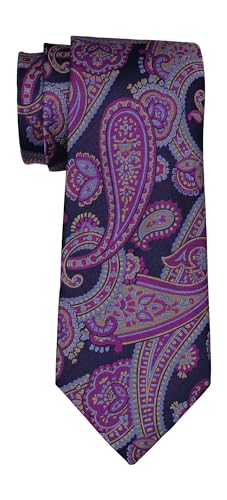 Cravate paisley multicolore Ted Baker en pure soie au nœud parfait