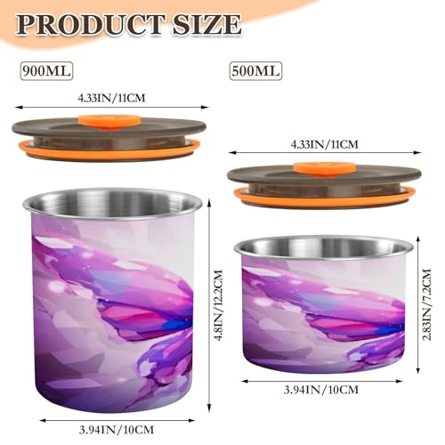 Contenedor hermético de acero para café Blueangle 500ml miniatura 2