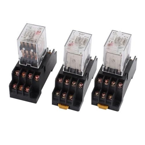 Relés de potencia 110V CA HH54PL para automatización de talleres mecánicos y sistemas de bombeo