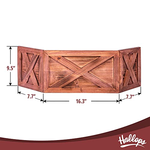 Wooden Tree Collar Box - Christmas Tree Box Stand Farmhouse Rustic Decor. Vintage Weathered Wood Decoration (Folding Small, Brown) #TOP3