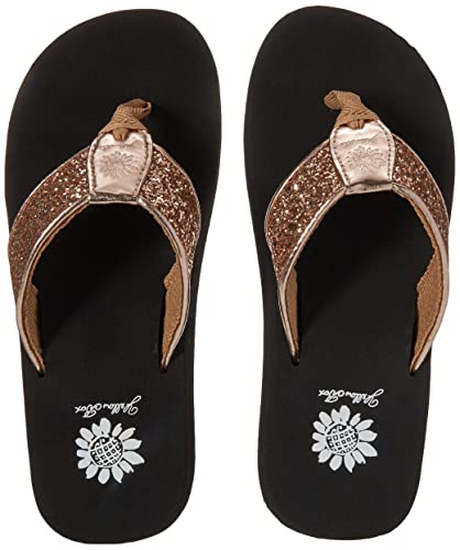 Yellow Box Women's Feliks Sandal, Rosegold, 8 M Us #TOP6