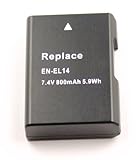 nikon en-el14a charge time Kapazität: 5.9 Wh Akku kompatibel mit Nikon Coolpix P7000