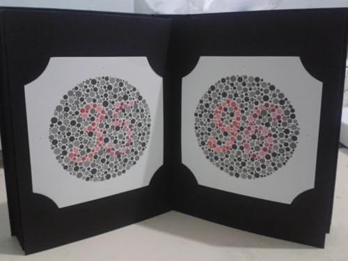 Cosmid Ishihara Color Test Chart, Unlettered 10 Plate Book for Children, 1257_149_Pack of 4