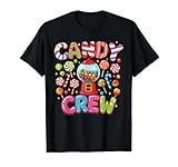 Candy Crew Candy Costume Women Candy Land Kids Sweetie T-Shirt